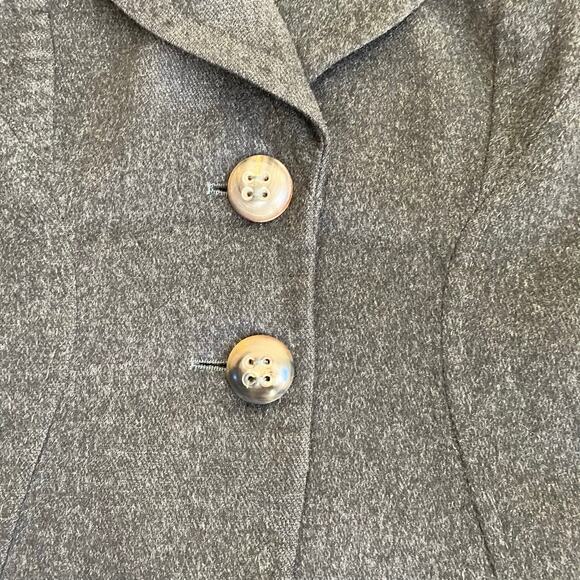 Escada Sz 36 Vintage Cashmere Blazer Single Breasted Tailored Classic Feminine - Picture 7 of 16